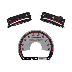Gauge Face for Honda Civic EX, EX-L, LX, LX-S, DX, DX-VP, Hybrid, SI MUGEN Style