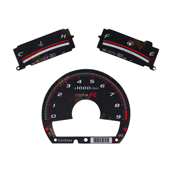Gauge Face for Honda Civic FA5 FG2 FA1 FD1 Type-R Style Black 9000rpm