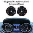Gauge Face for Maserati Quattroporte Ghibli Levante Instrument in Color Black