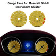 Gauge Face for Maserati Quattroporte Ghibli Levante Instrument in Color Yellow