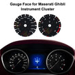 Gauge Face for Maserati Quattroporte Ghibli Levante Instrument in Color Black