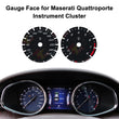 Gauge Face for Maserati Quattroporte Ghibli Levante Instrument in Color Black