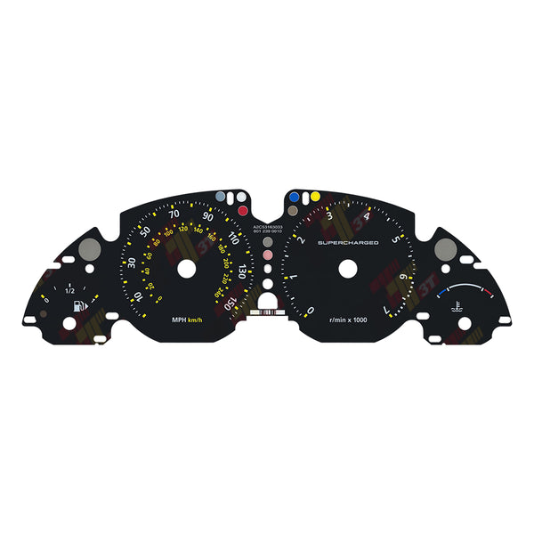 Gauge Face for Range Rover L322 Supercharged Instrument Cluster 240KM/H 150MPH