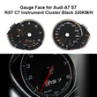 Gauge Face for Audi A7 S7 RS7 C7 Instrument Cluster Black 320KM/H
