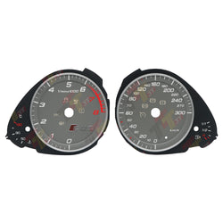 For Audi Q5 SQ5 8R Instrument Cluster Gauge Face Grey 300KM/H