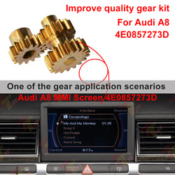 Gear repair kit for Audi A8 MMI screen mechanism 4E0857273D