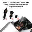 BMW X5 E53/E46, Mini Cooper MK1 Wing Side Mirror Folding Repair Replacement Gear