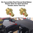 2-Pack Convertible Roof Parcel Shelf Motor Gear for Opel Vauxhall Astra TwinTop