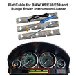3PCS Flat Cable for BMW X5 E38 E39, Range Rover Instrument with Soldering T-iron