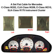 A Set Flat Cable for Mercedes C/CLK/E/SLK-Class, W202 W208 W210 R170 Instrument