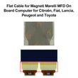Flat Cable for Citroën, Fiat, Lancia, Peugeot Magneti Marelli On Board Computer