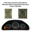 Temp and Clock Flat Cable for Mercedes C/E/SLK-Class, W202 W210 R170 Instrument