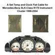 Temp and Clock Flat Cable for Mercedes C/E/SLK-Class, W202 W210 R170 Instrument