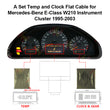 Temp and Clock Flat Cable for Mercedes C/E/SLK-Class, W202 W210 R170 Instrument