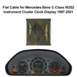 Flat Cable for Mercedes C/E/SLK-Class W202 W210 R170 Instrument Clock Display
