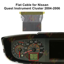 Temp and Clock Flat Cable for Mercedes C/E/SLK-Class, W202 W210 R170 Instrument