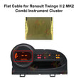 Flat Cable for Renault Twingo II 2 MK2 Combi Instrument Cluster