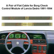 A Pair of Flat Cable for Borg Check Control Module of Lancia Dedra