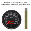 Flat Cable for Kenworth Trucks, VDO Cockpit Vision, Volvo Penta, JCB Tractors