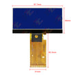 Amber display for Mercedes C-Class W203 instrument cluster - 3T.ALLWAY