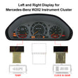 Temp and Clock Display for Mercedes W202 W208 W210 R170 Instrument Cluster
