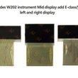 Mercedes E-Class W210 CLK W208 instrument Mid display+Left and right display - 3T.ALLWAY