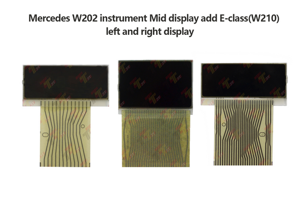 Mercedes E-Class W210 CLK W208 instrument Mid display+Left and right display - 3T.ALLWAY