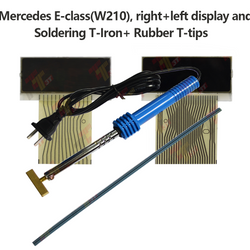 Mercedes E-class(W210), right+left display and Soldering T-Iron + Rubber T-tips - 3T.ALLWAY
