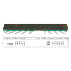 Display for Lexus LS400 A/C Climate Control Unit 90-92 45 Pins LHD