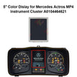 5" Color Display for Mercedes Actros MP4 Instrument Cluster A0104464621