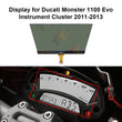 Display for Ducati Monster 696, 795, 796 and 1100 Instrument Cluster