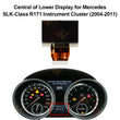 Central of Lower Display for Mercedes SLK-Class R171 Instrument Cluster