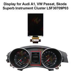 Display for Audi A1, VW passat, Skoda Superb instrument cluster L5F30709P03