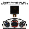 Monochrome Display for Mercedes W204 W212 Instrument Cluster
