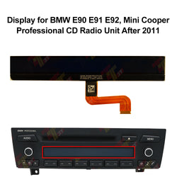 Display for BMW E90 E91 E92, Mini Cooper Professional CD Radio Unit After 2011