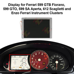Display for Ferrari 599 GTB Fiorano, 599 GTO, 599 SA Aperta Instrument Clusters