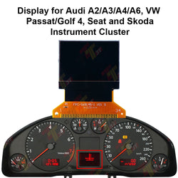 Display for Audi A2/A3/A4/A6, VW Passat/Golf 4 Seat and Skoda Instrument Cluster