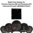 On Right Color Display for Porsche Cayenne Panamera Macan Cayman Boxster Carrera
