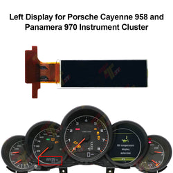 Left Display for Porsche Cayenne 958 and Panamera 970 Instrument Cluster