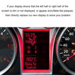Display for Ford Focus Kuga Galaxy C-Max Mondeo Instrument - 2 Ribbons Connector
