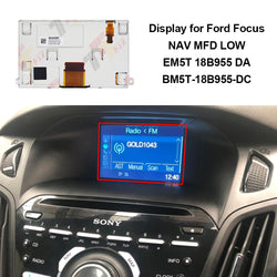 Display for Ford Fiesta Focus Kuga Ranger Transit C-Max Nav MFD LOW