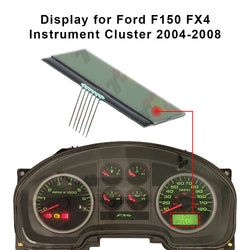 Display for Ford F150 XLT XL STX FX4 FX2 Instrument Cluster