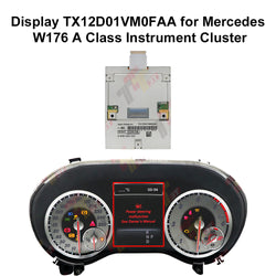 Display TX12D01VM0FAA for Mercedes W176 A Class Instrument Cluster
