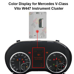 Color Display for Mercedes V-Class Vito W447 Instrument Cluster