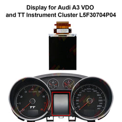 Display for Audi TT and A3 VDO Instrument Cluster L5F30704P04