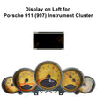 Left Side Display for Porsche 911 (997), Cayman 987, Boxster 987, RUF Instrument