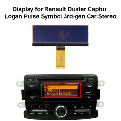 Display for Renault Duster Captur Logan Pulse Symbol 3rd-gen Car Stereo