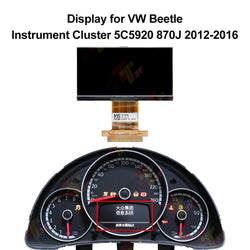 Display for VW Beetle Instrument Cluster 5C5920870J TFT2K0008