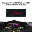 Display for Ferrari 488 Challenge FBO-8 Instrument Panel