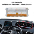 Display for Citroën C4 Picasso / Spacetourer, Peugeot 3008 / 5008 MK2 Instrument